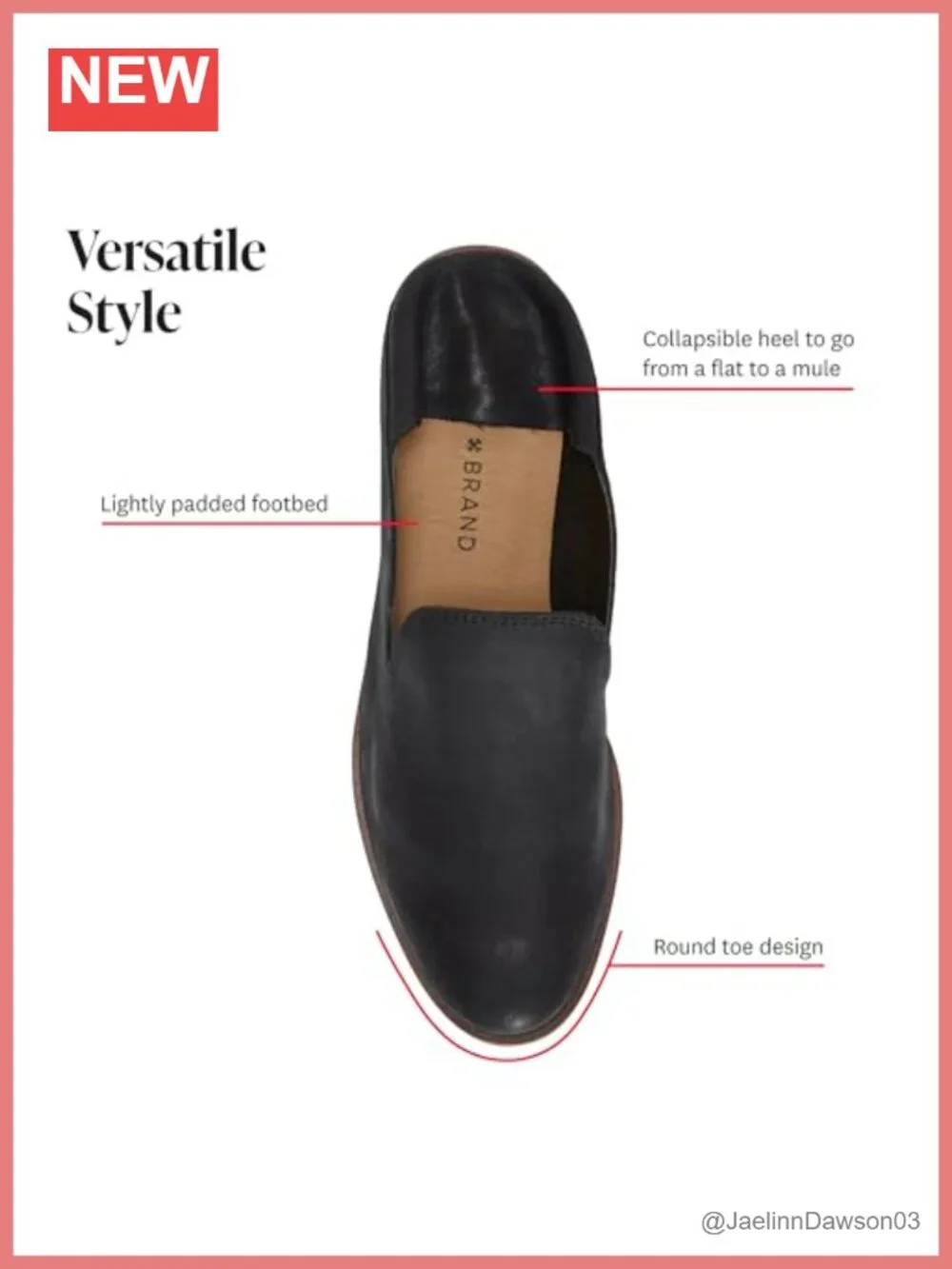 Leather Penny Loafers for Women Memory Foam Slip-On Work Shoes Almond Toe